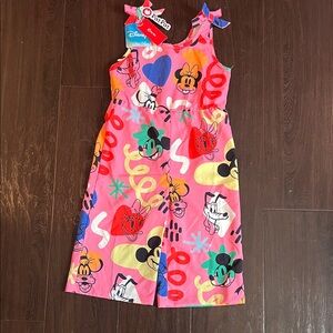 Disney Pat Pat Colorful Character Jumpsuit NWT